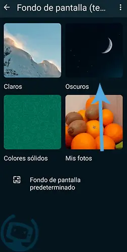 como activar el modo oscuro en whatsapp
