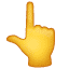 Emoticono para advertir alguien