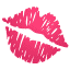 kiss mark
