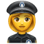 Icono policia mujer