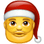 Emoticono navidad