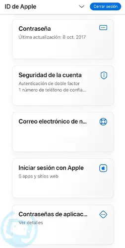 crear id apple nuevo desde android