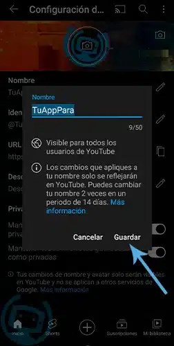 generador de nombres youtube