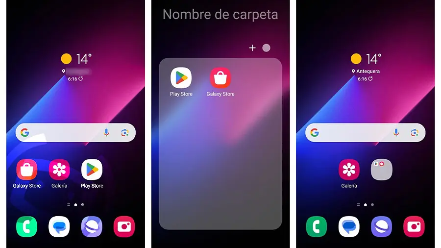 como hacer una carpeta en el movil