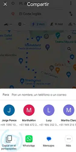 guardar rutas en google maps