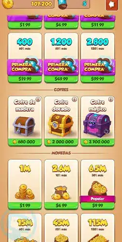 dinero gratis coin master