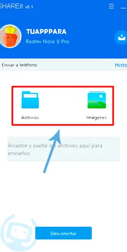 sincronizar movil con pc wifi