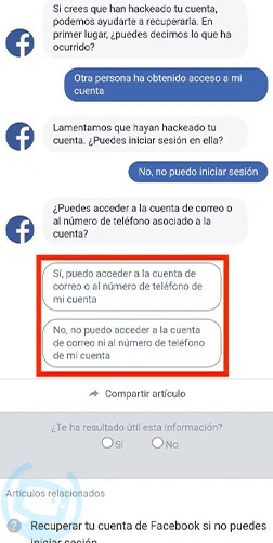 recuperar contraseña facebook