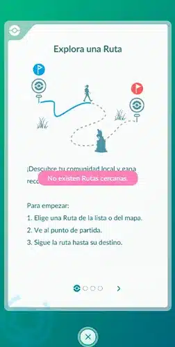 ¿Por qué no puedo hacer rutas en Pokémon Go?