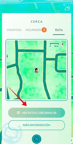 rutas de pokemon go