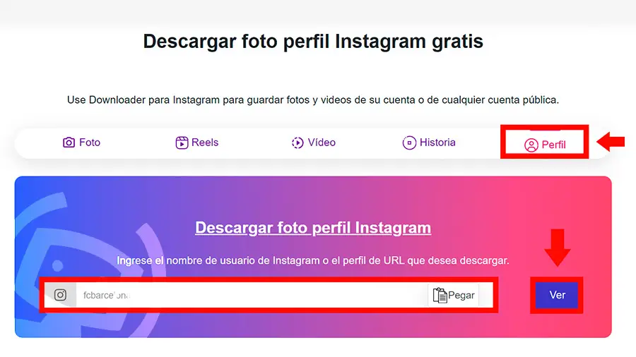 Cómo descargar foto de perfil de