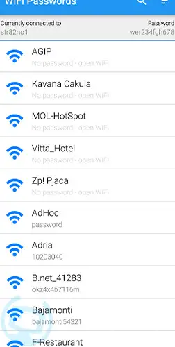 ver contraseñas wifi guardadas android 9