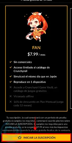 para que sirve crunchyroll