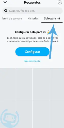 donde se guardan las fotos de snapchat