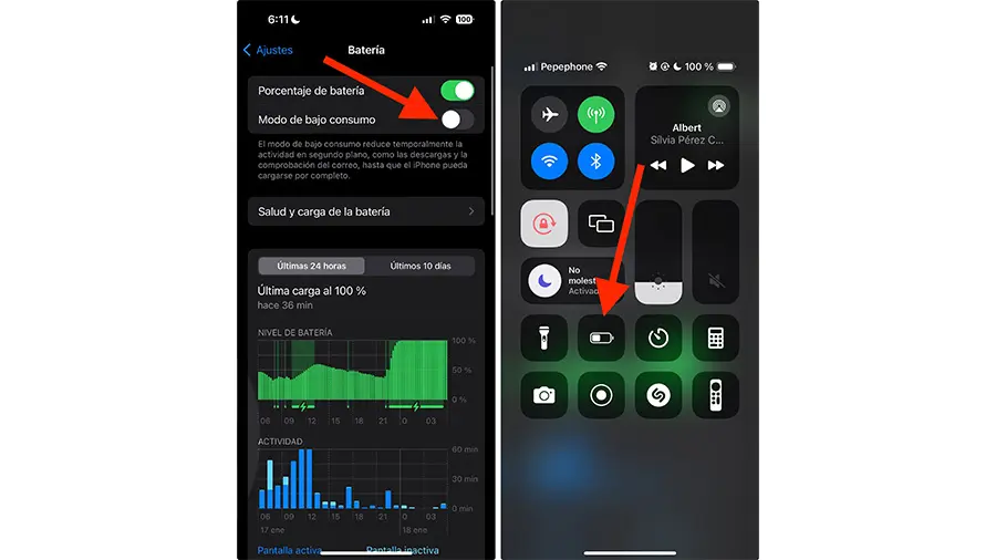 trucos ahorrar bateria iphone