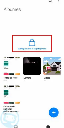 como ver album privado xiaomi