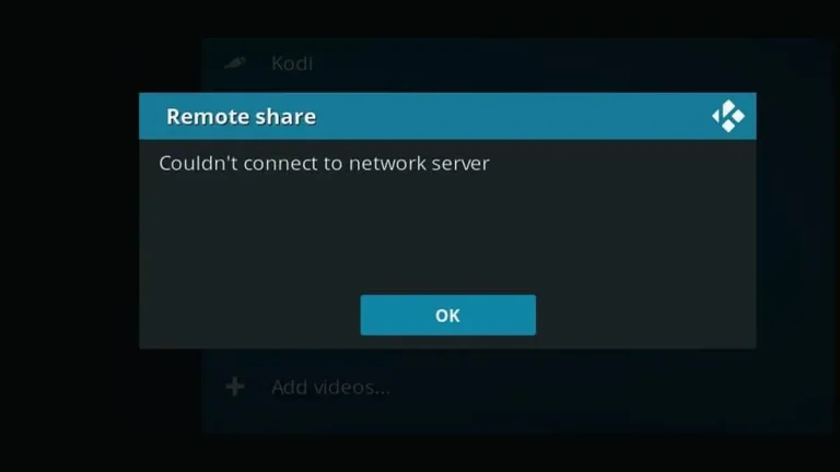 kodi no se pudo conectar con el servidor remoto