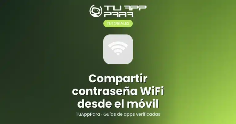 Compartir contraseña WiFi desde el móvil