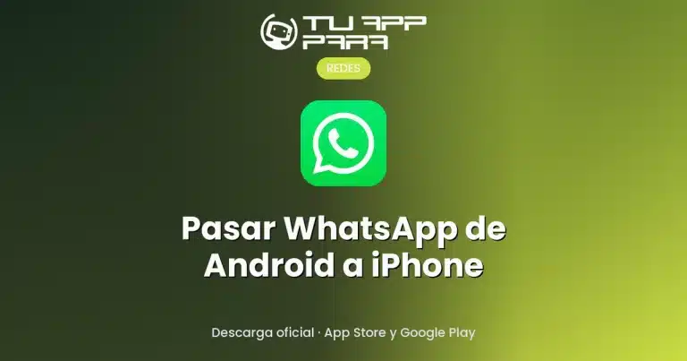 Pasar WhatsApp de Android a iPhone