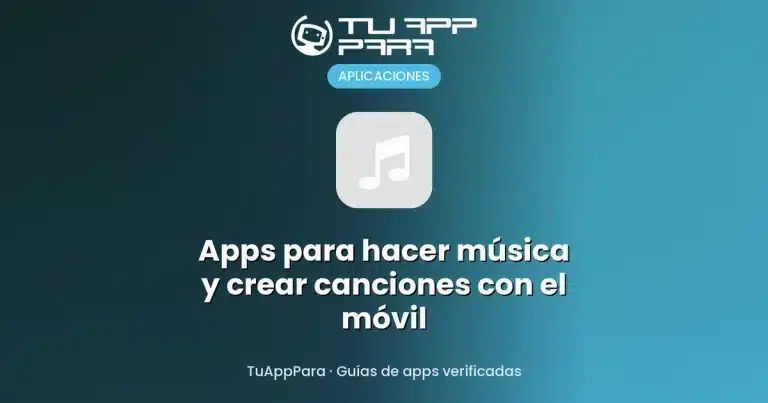 Apps para hacer música y crear canciones con el móvil