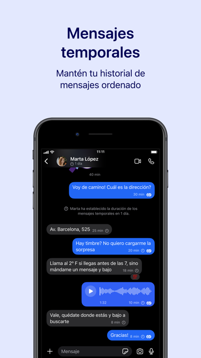 Captura oficial de Signal