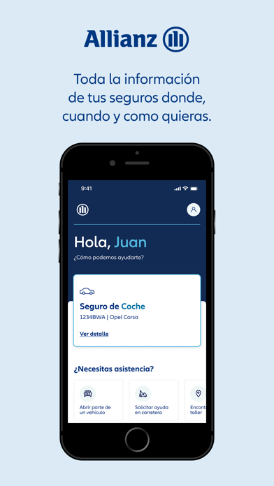 Captura oficial de myAllianz