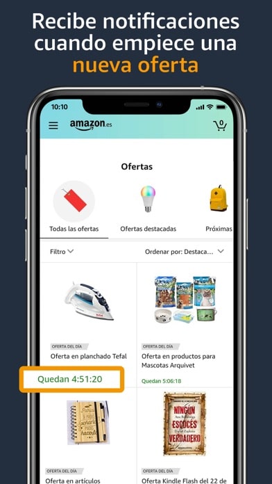 Captura oficial de Amazon Compras