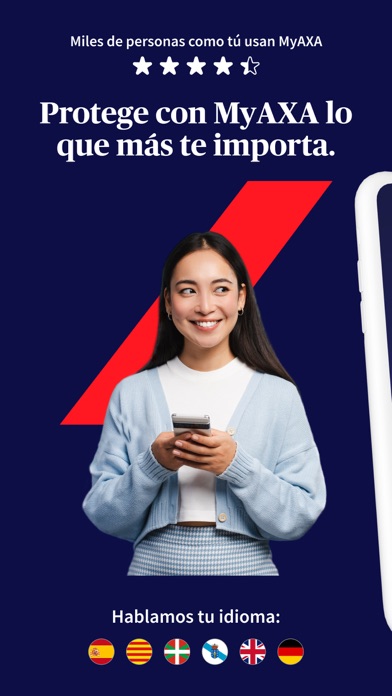 Captura oficial de MyAXA España