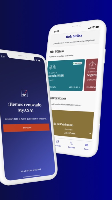 Captura oficial de MyAXA España