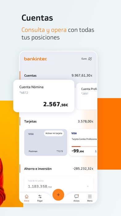 Captura oficial de Bankinter Móvil
