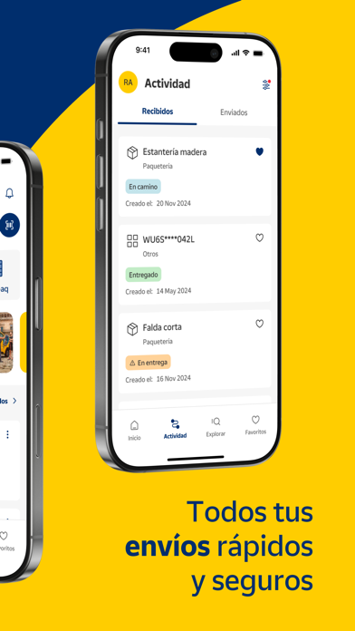 Captura oficial de Correos