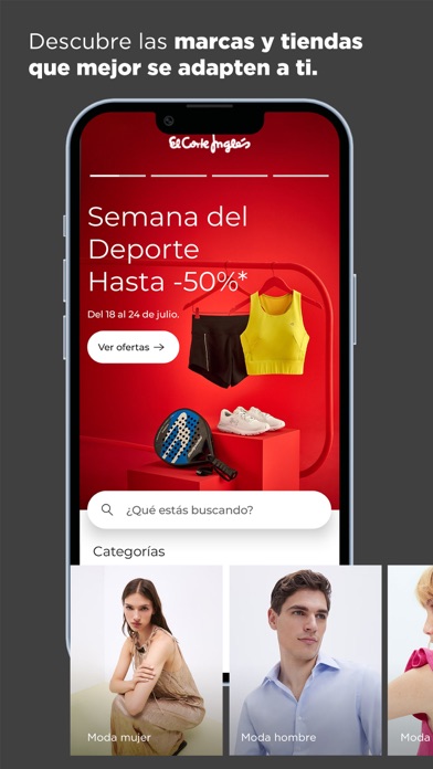 Captura oficial de El Corte Inglés
