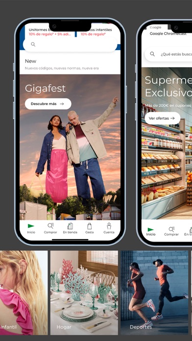 Captura oficial de El Corte Inglés