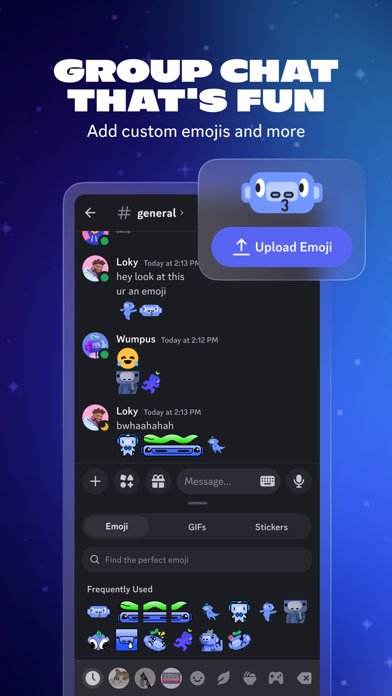 Captura oficial de Discord: Juega y pasa el rato
