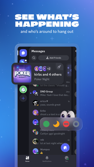 Captura oficial de Discord: Juega y pasa el rato