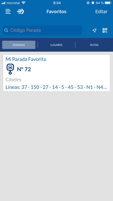 Captura oficial de EMT Madrid