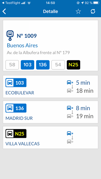 Captura oficial de EMT Madrid