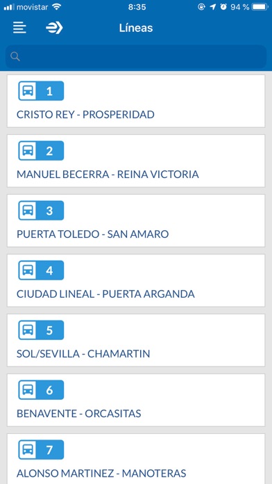 Captura oficial de EMT Madrid