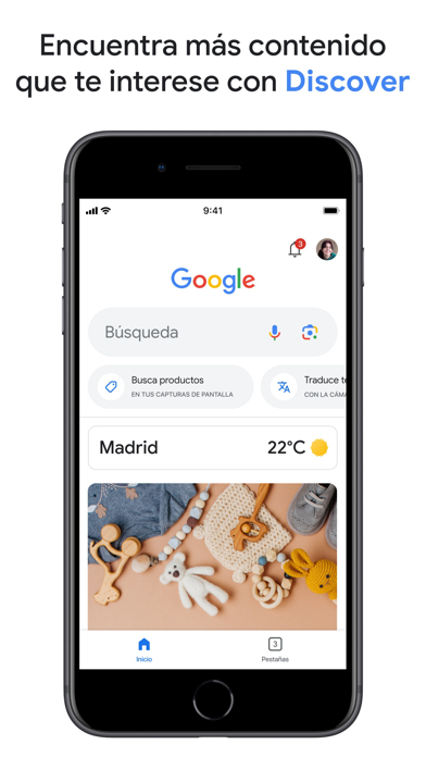 Captura oficial de Google