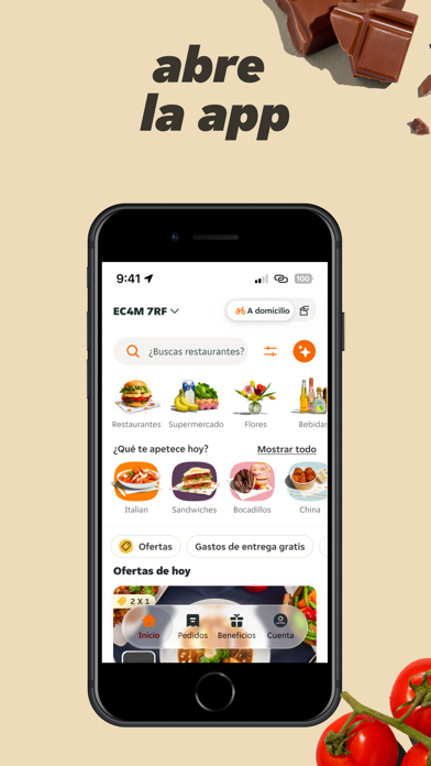 Captura oficial de Just Eat