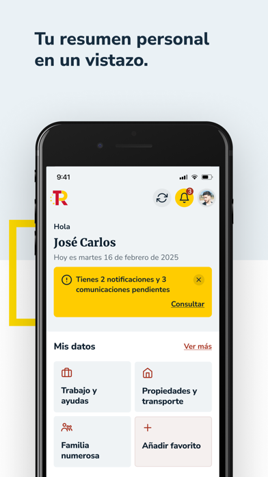 Captura oficial de Mi carpeta Ciudadana