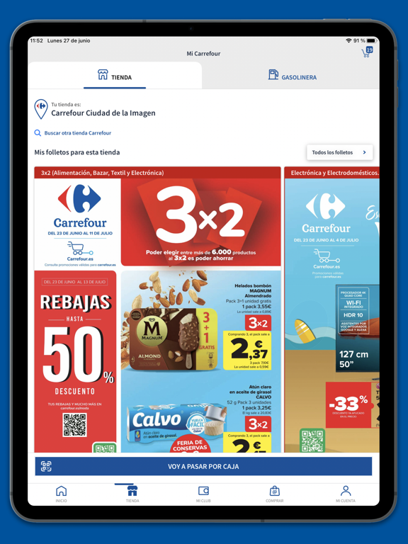 Captura oficial de Mi Carrefour