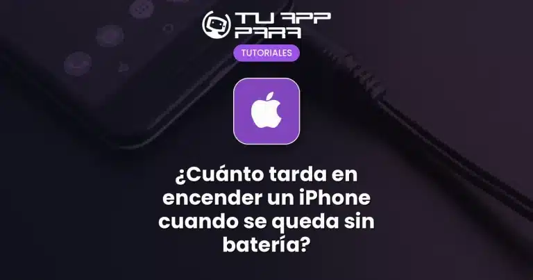 ¿Cuánto tarda en encender un iPhone cuando se queda sin batería?