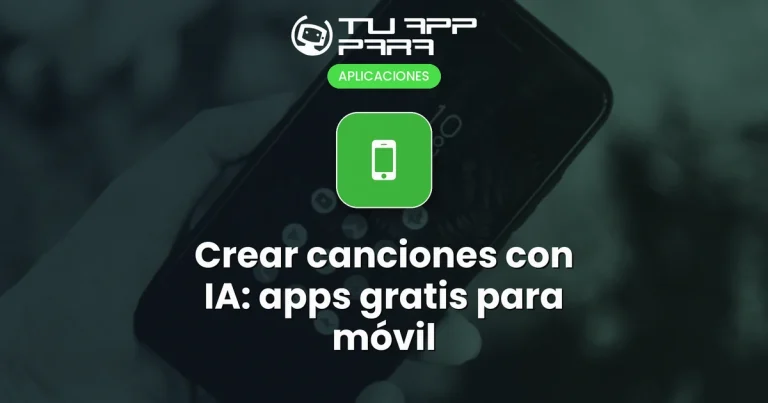 Crear canciones con IA: apps gratis para móvil