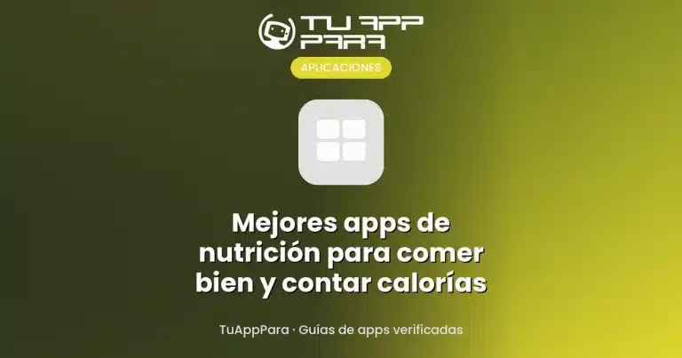 Mejores apps de nutrición para comer bien y contar calorías