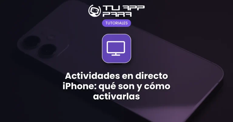 Actividades en directo iPhone: qué son y cómo activarlas