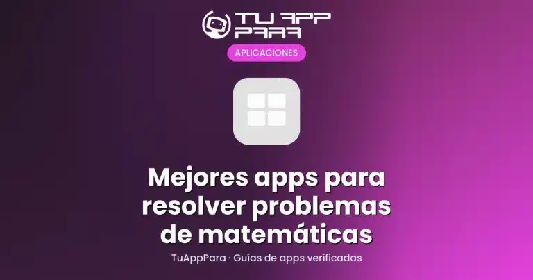 Mejores apps para resolver problemas de matemáticas