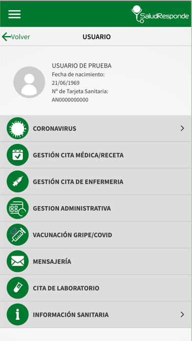 Captura oficial de Salud Responde