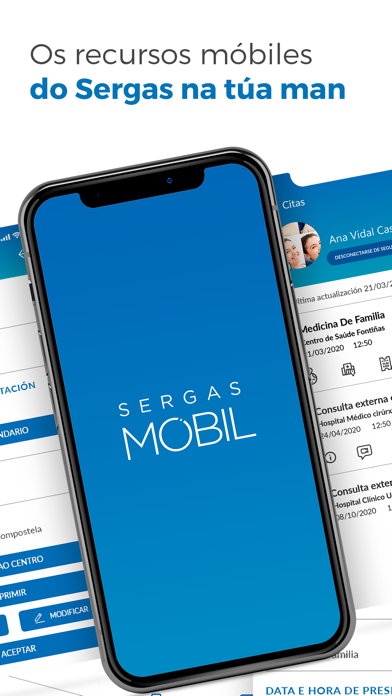 Captura oficial de Sergas Móbil