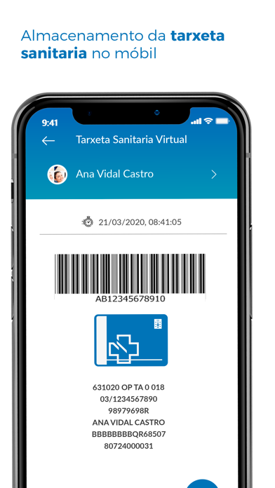 Captura oficial de Sergas Móbil